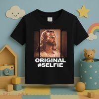 Original Selfie Jesus Toddler T-Shirt thumb 3