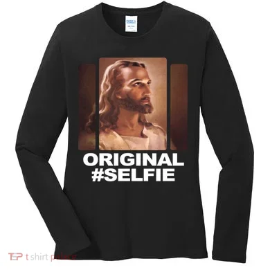 Original Selfie Jesus Women's Long Sleeve Shirt