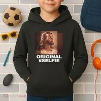 Original Selfie Jesus Kids Hoodie thumb 2