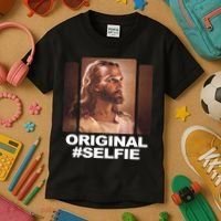 Original Selfie Jesus Kids T-Shirt thumb 3