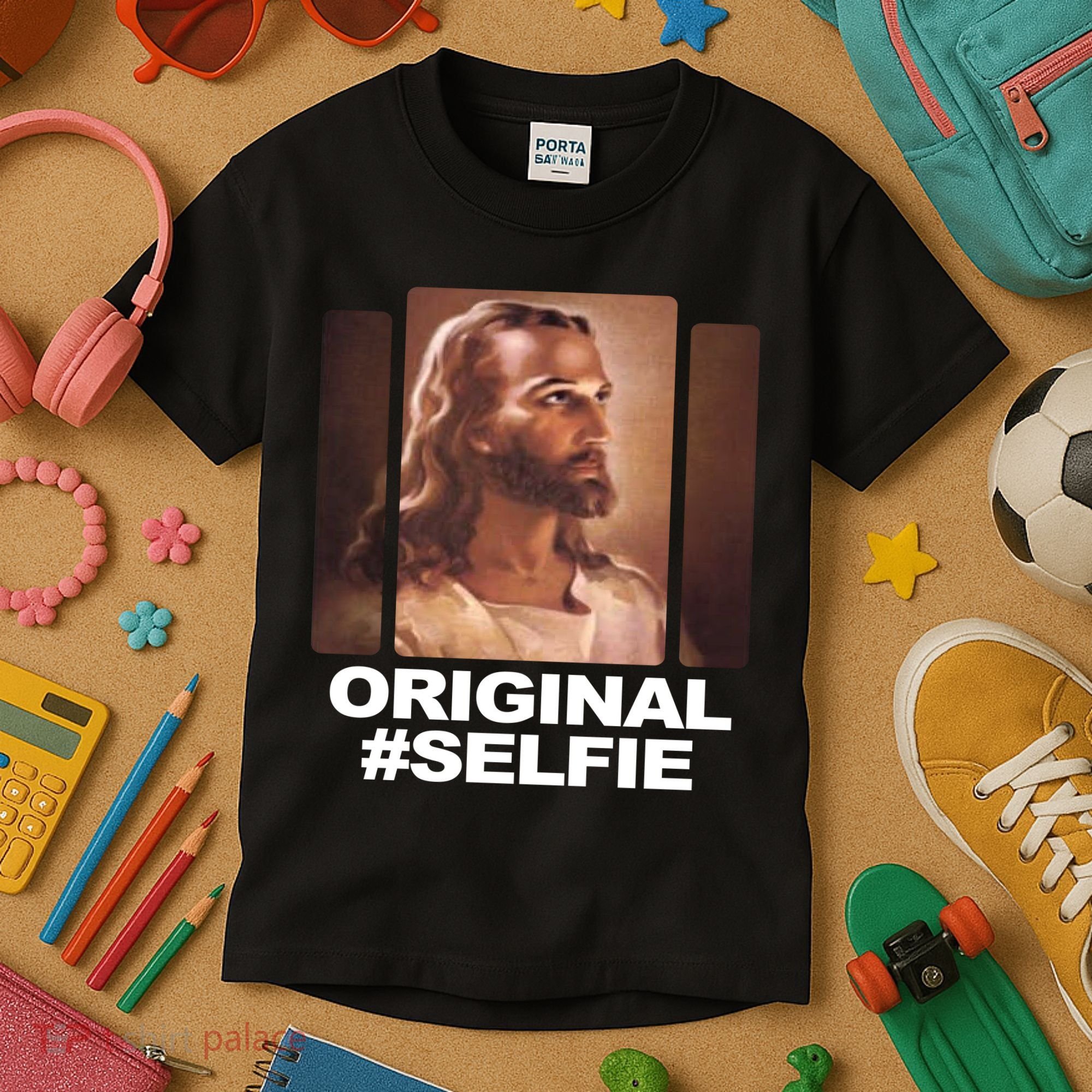 Original Selfie Jesus Kids T-Shirt