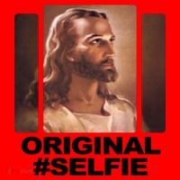 Original Selfie Jesus Santa Hat thumb 1