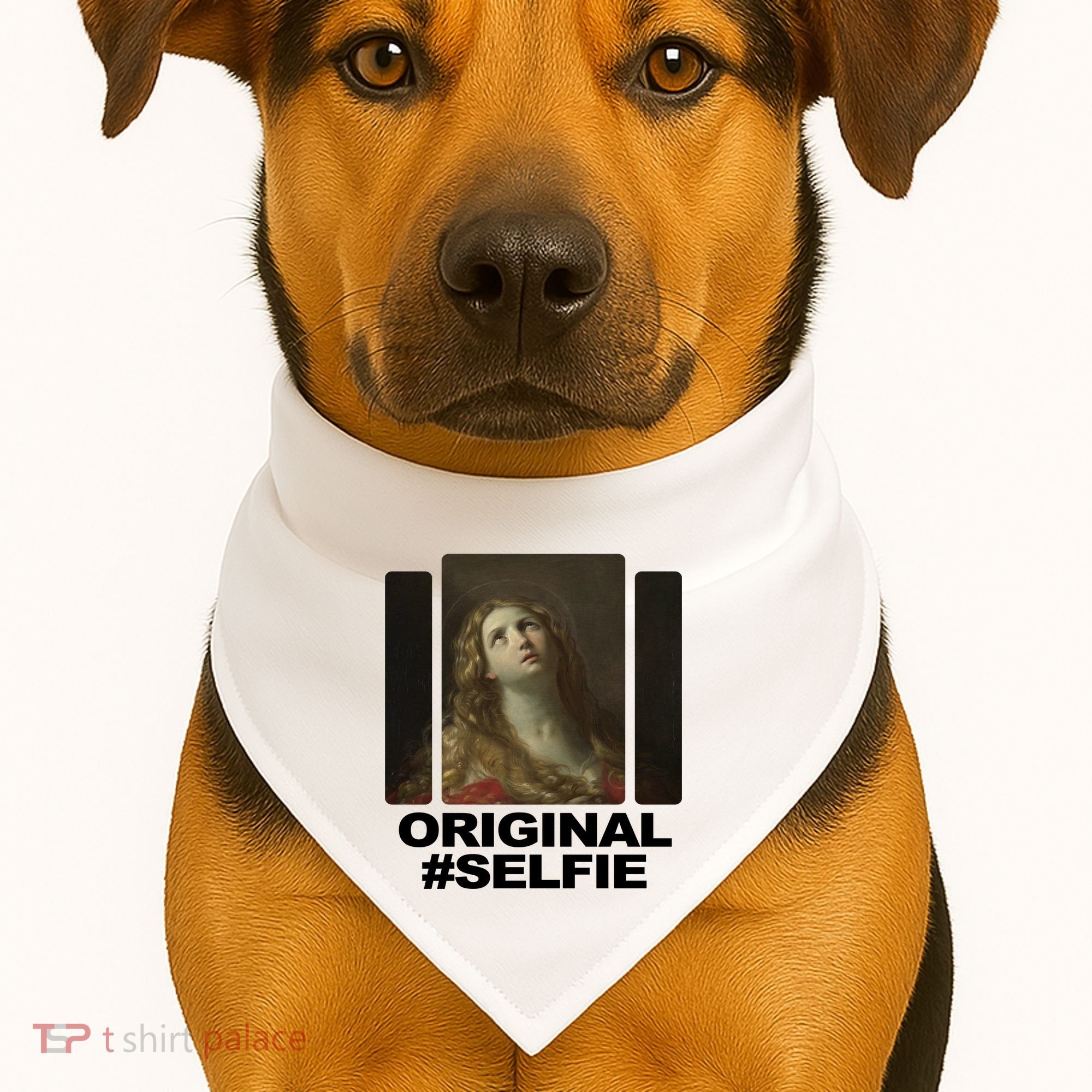 Original Selfie Mary USA-Made Doggie Bandana