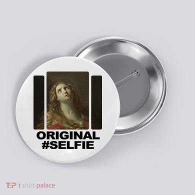 Original Selfie Mary Button