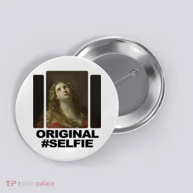 Original Selfie Mary Button
