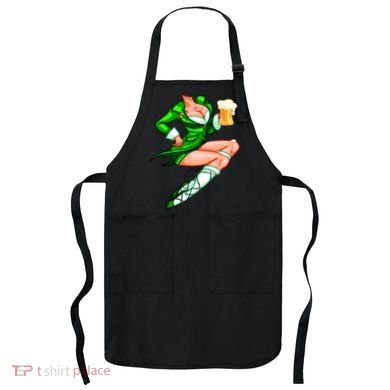 Original Sexy Irish Gril St. Patrick's Day Beer Apron
