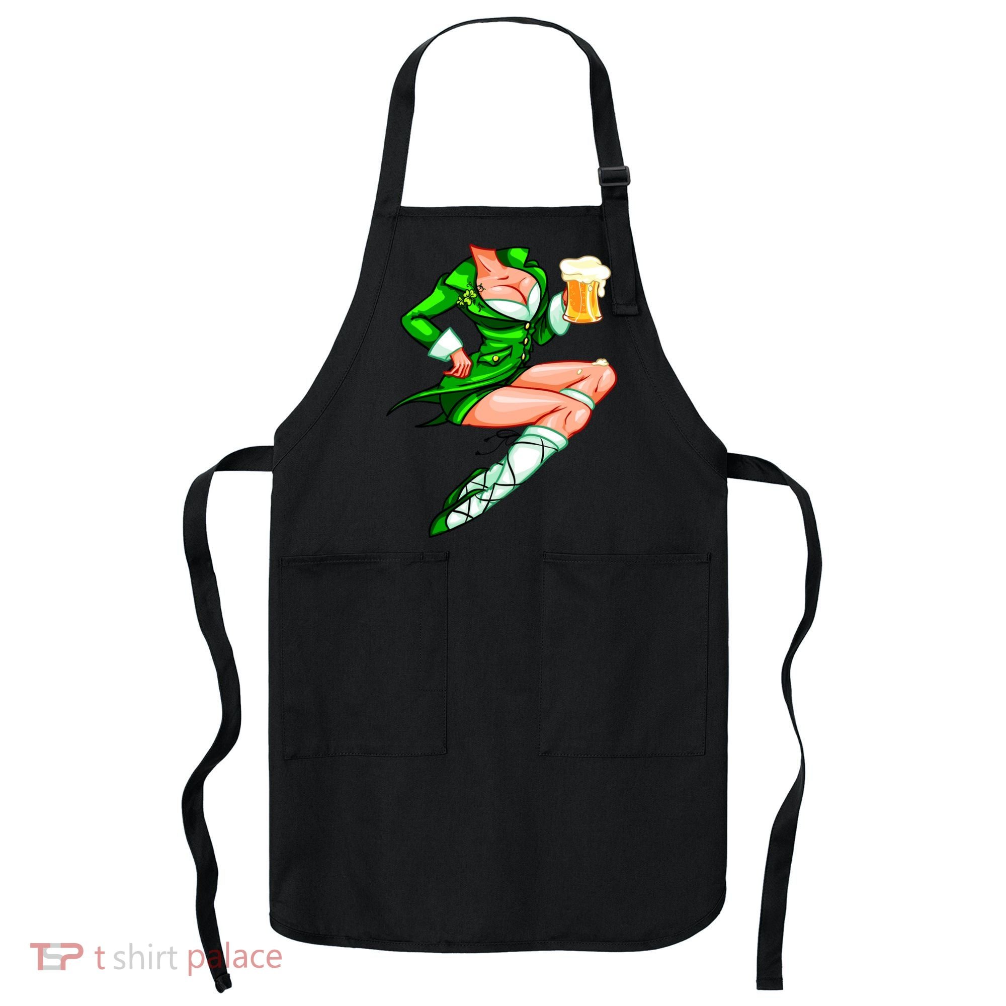 Original Sexy Irish Gril St. Patrick's Day Beer Apron