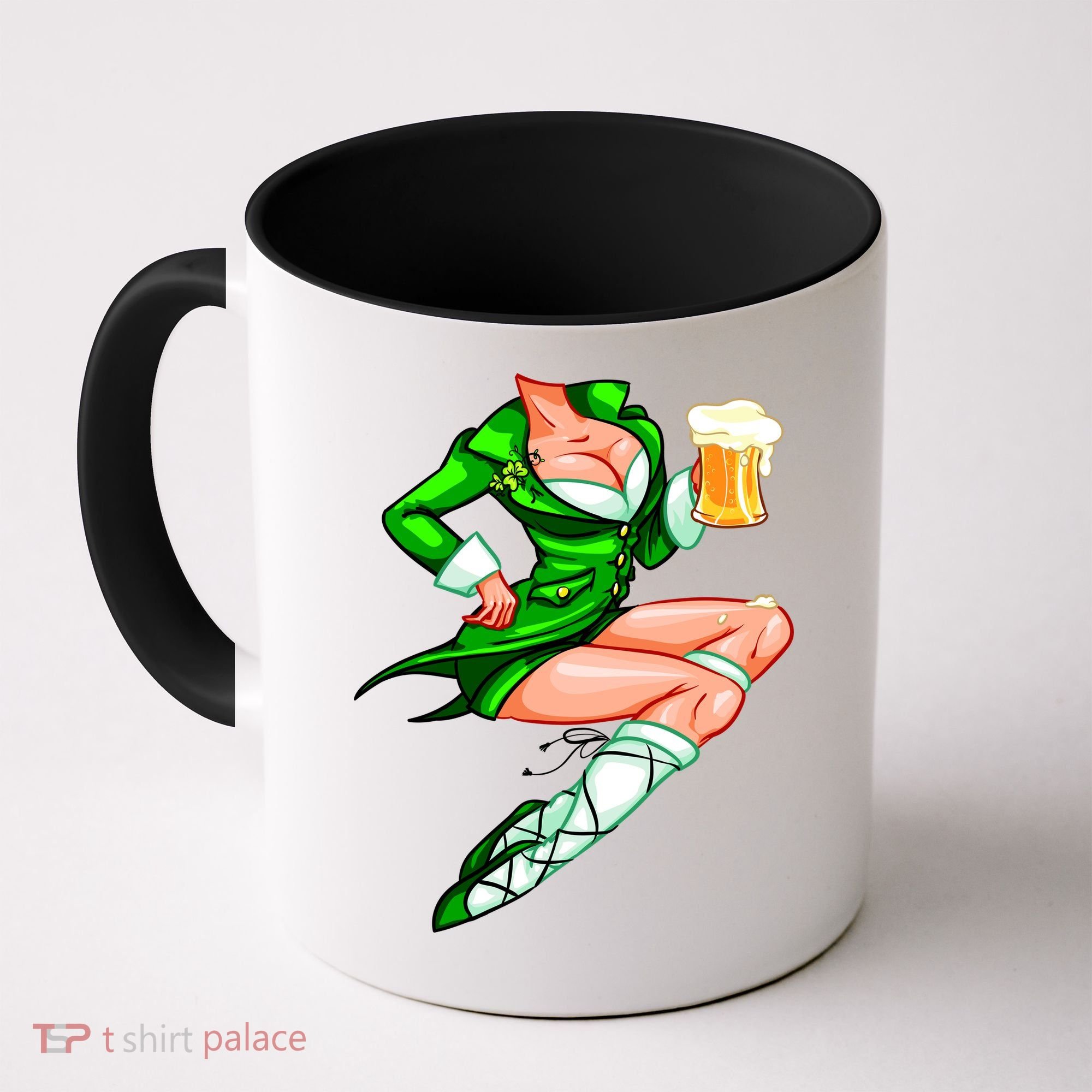 Original Sexy Irish Gril St. Patrick's Day Beer Coffee Mug