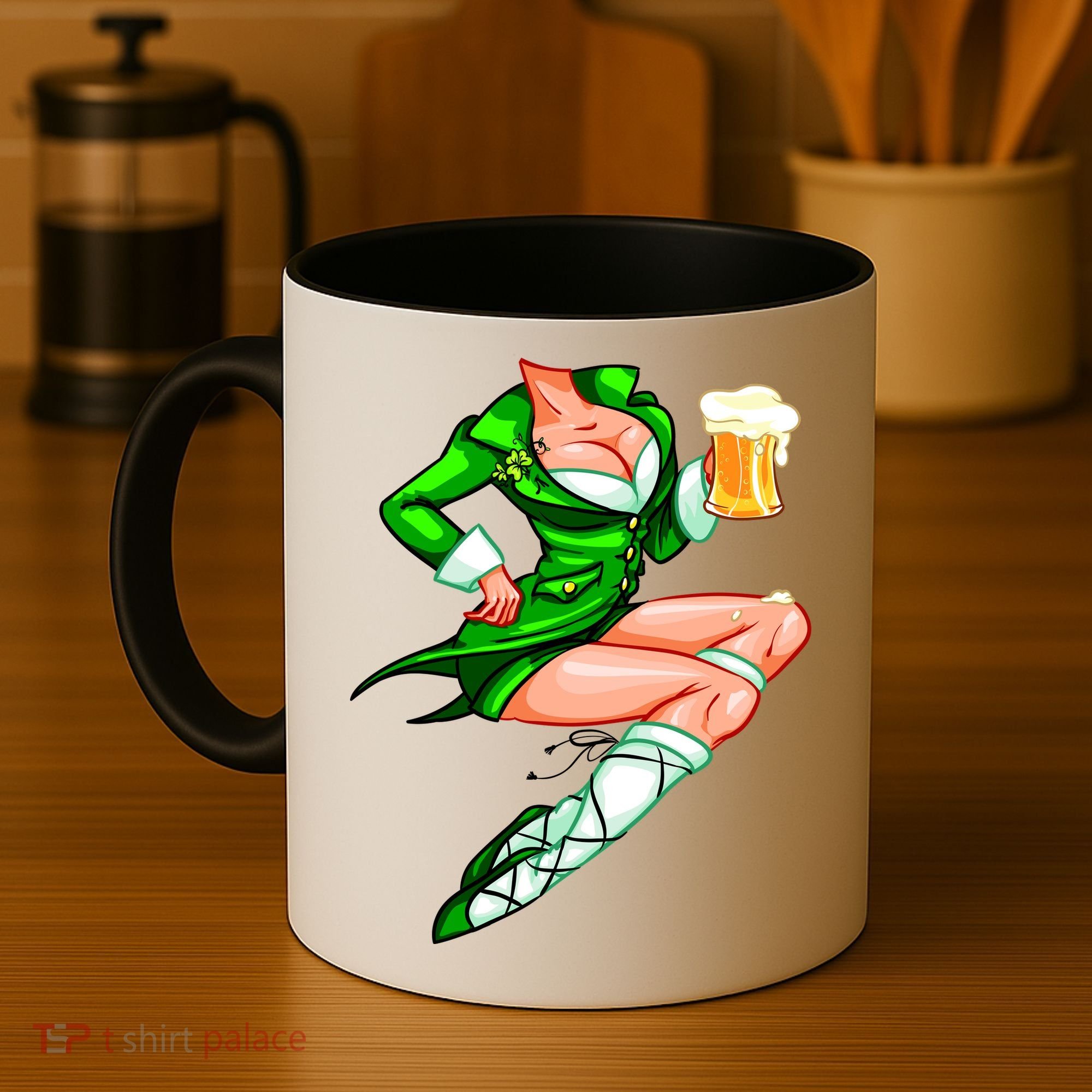 Original Sexy Irish Gril St. Patrick's Day Beer Coffee Mug