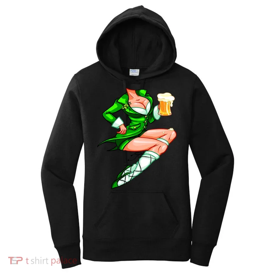 Original Sexy Irish Gril St. Patrick's Day Beer Women's Hoodie
