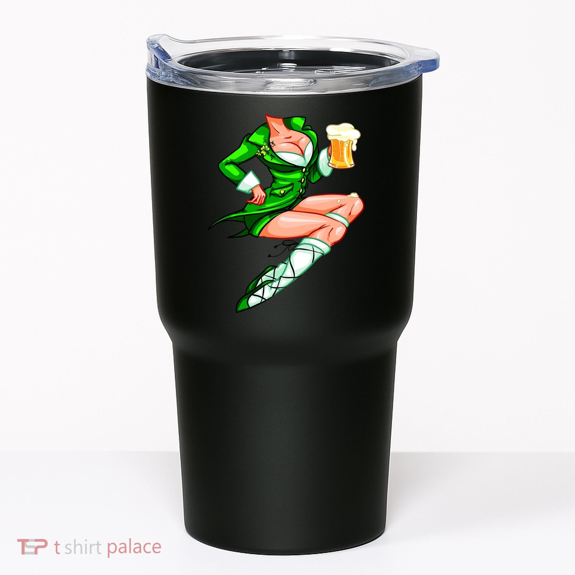 Original Sexy Irish Gril St. Patrick's Day Beer Tumbler