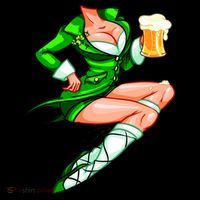 Original Sexy Irish Gril St. Patrick's Day Beer Women's Tank Top thumb 5
