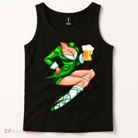 Original Sexy Irish Gril St. Patrick's Day Beer Tank Top thumb 2
