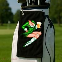 Original Sexy Irish Gril St. Patrick's Day Beer Golf Towel thumb 2