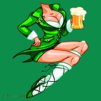 Original Sexy Irish Gril St. Patrick's Day Beer Hoodie thumb 7