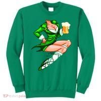 Original Sexy Irish Gril St. Patrick's Day Beer Sweatshirt thumb 0