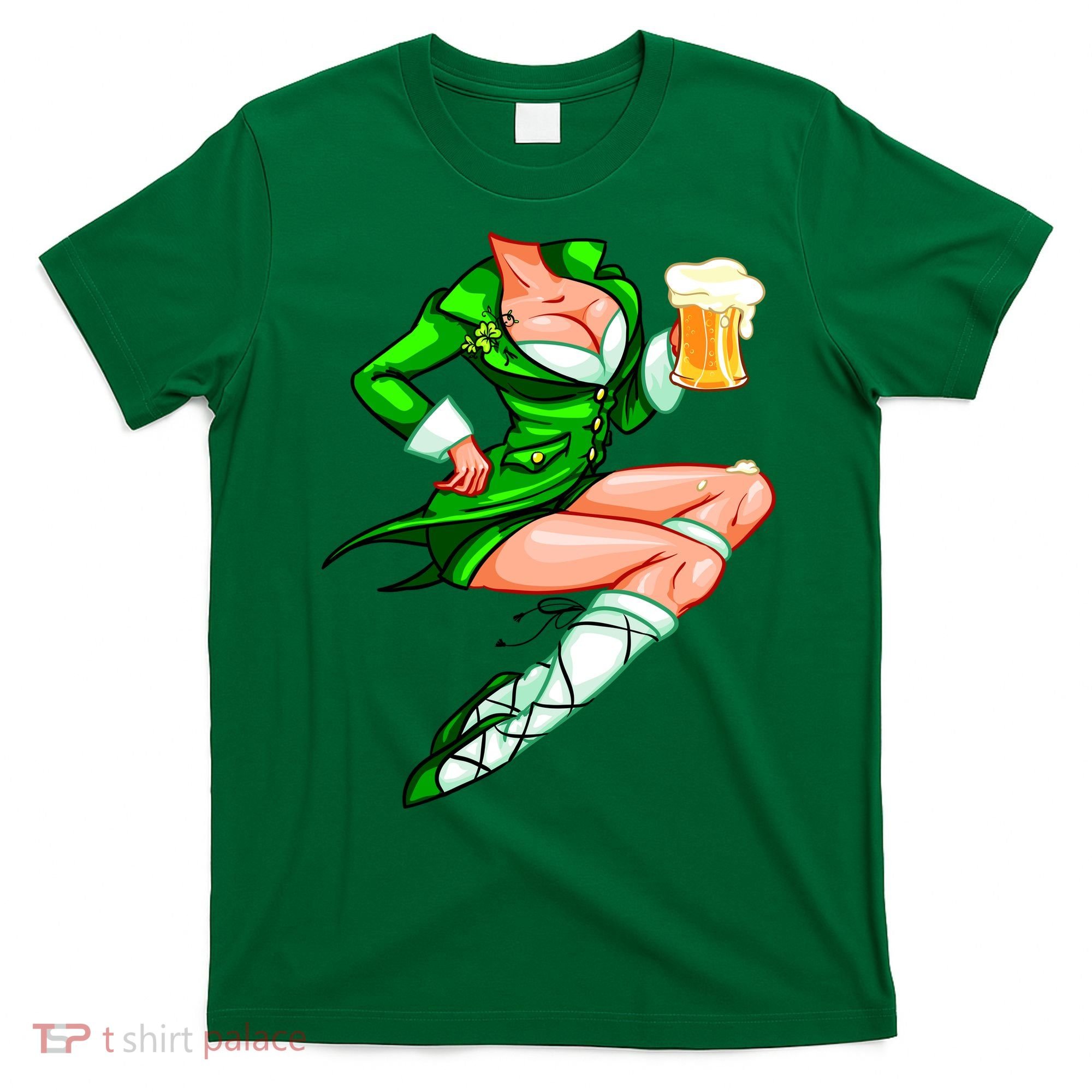 Original Sexy Irish Gril St. Patrick's Day Beer T-Shirt