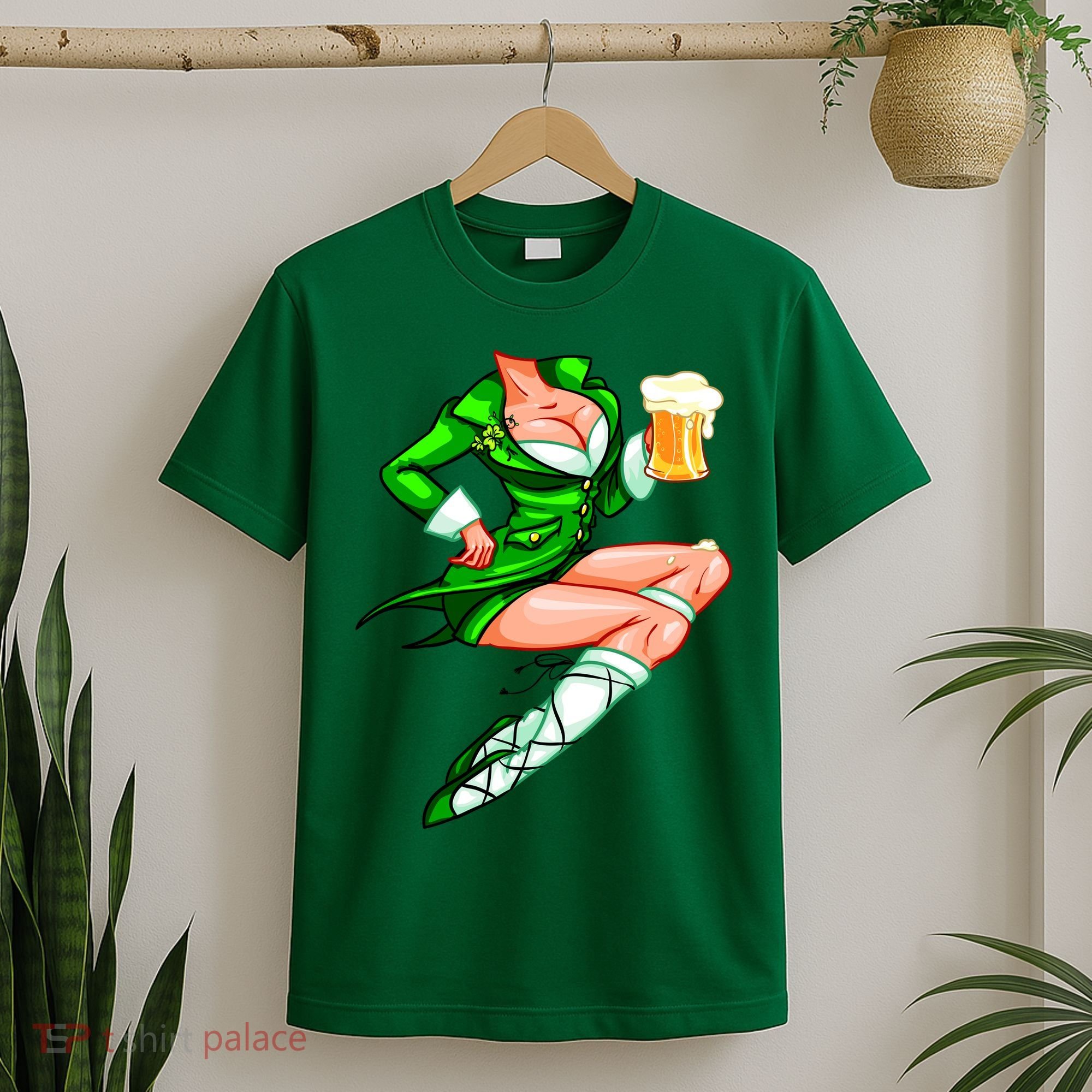 Original Sexy Irish Gril St. Patrick's Day Beer T-Shirt