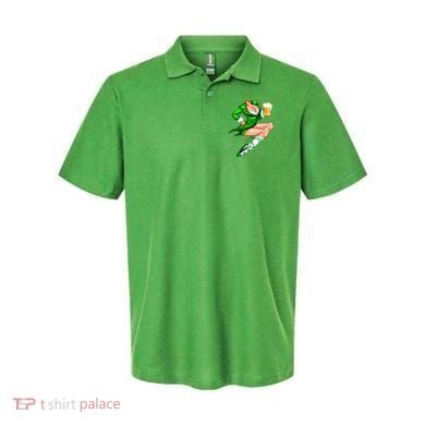 Original Sexy Irish Gril St. Patrick's Day Beer Polo
