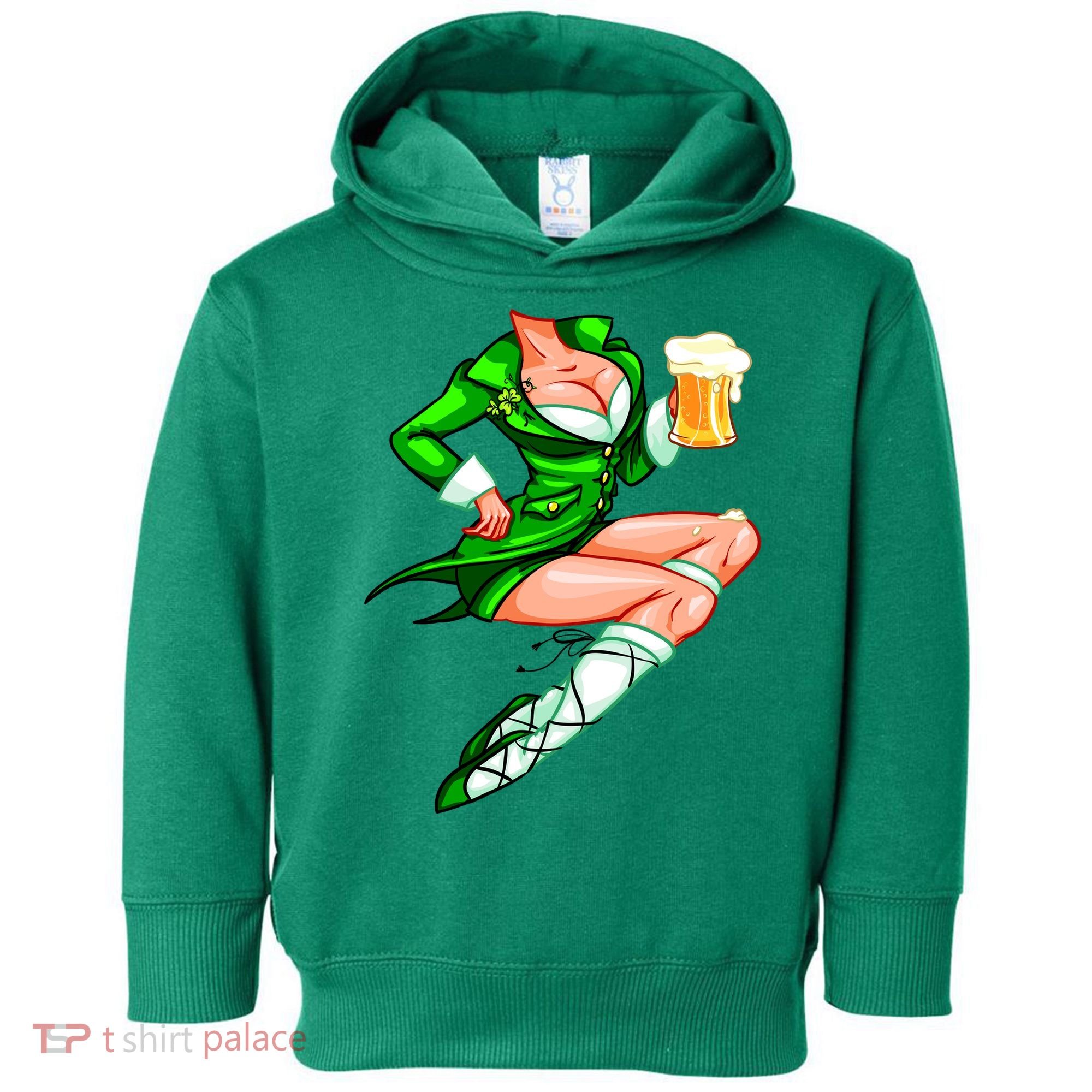 Original Sexy Irish Gril St. Patrick's Day Beer Toddler Hoodie