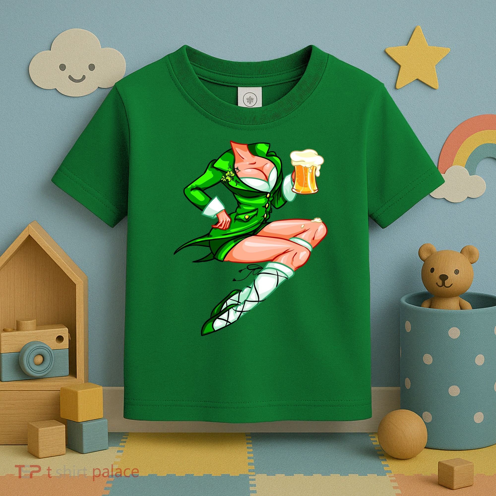 Original Sexy Irish Gril St. Patrick's Day Beer Toddler T-Shirt