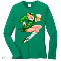 Original Sexy Irish Gril St. Patrick's Day Beer Women's Long Sleeve Shirt thumb 0