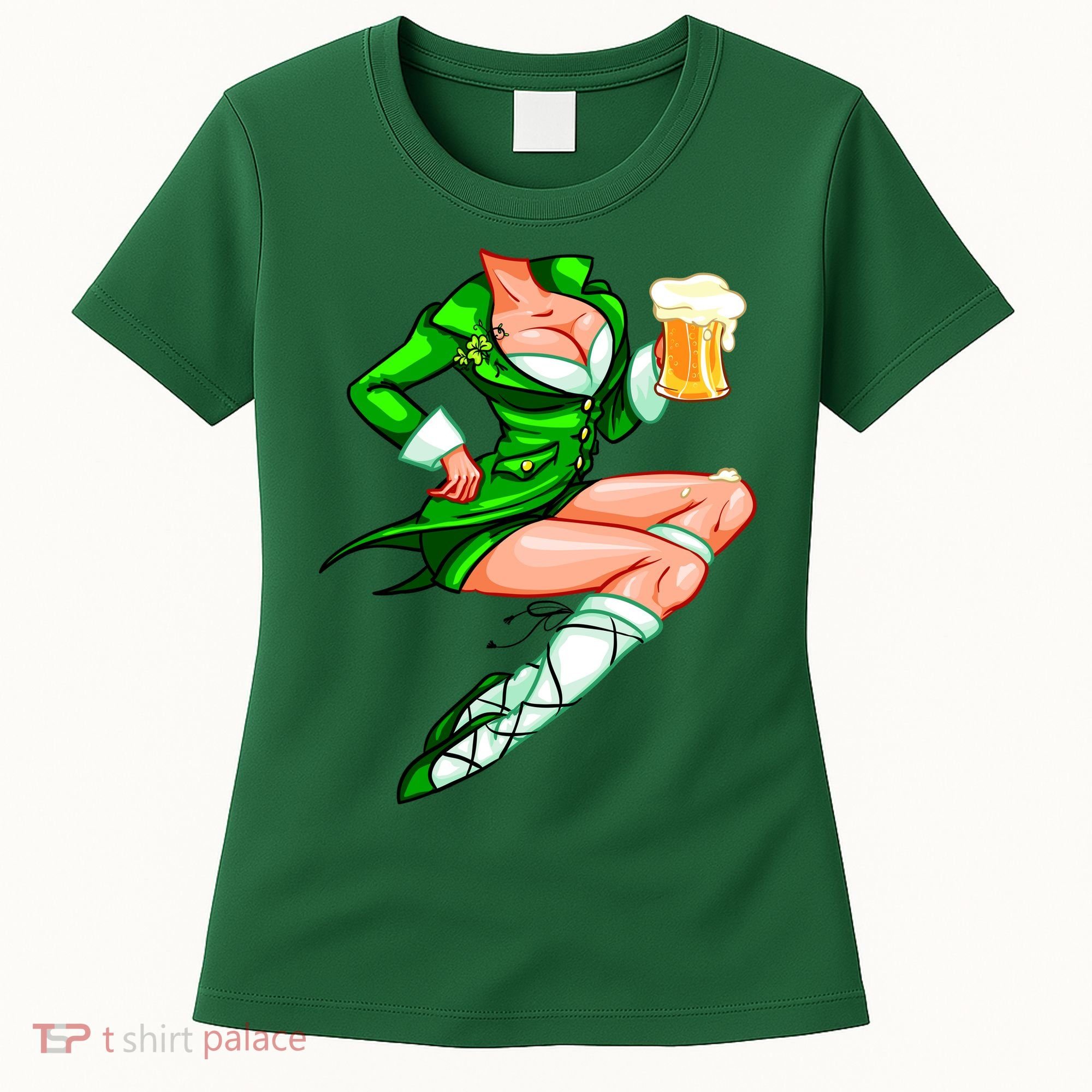 Original Sexy Irish Gril St. Patrick's Day Beer Women's T-Shirt