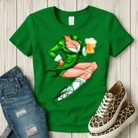 Original Sexy Irish Gril St. Patrick's Day Beer Women's T-Shirt thumb 3