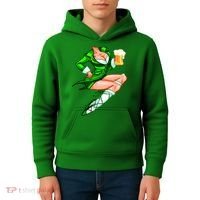Original Sexy Irish Gril St. Patrick's Day Beer Kids Hoodie thumb 4