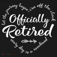 Officially Retired Let The Journey Begin IM Off The Clock Mousepad thumb 1
