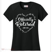 Officially Retired Let The Journey Begin IM Off The Clock Women's Cooling Performance Crew T-Shirt thumb 0