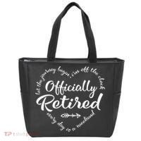 Officially Retired Let The Journey Begin IM Off The Clock Tote Bag thumb 0