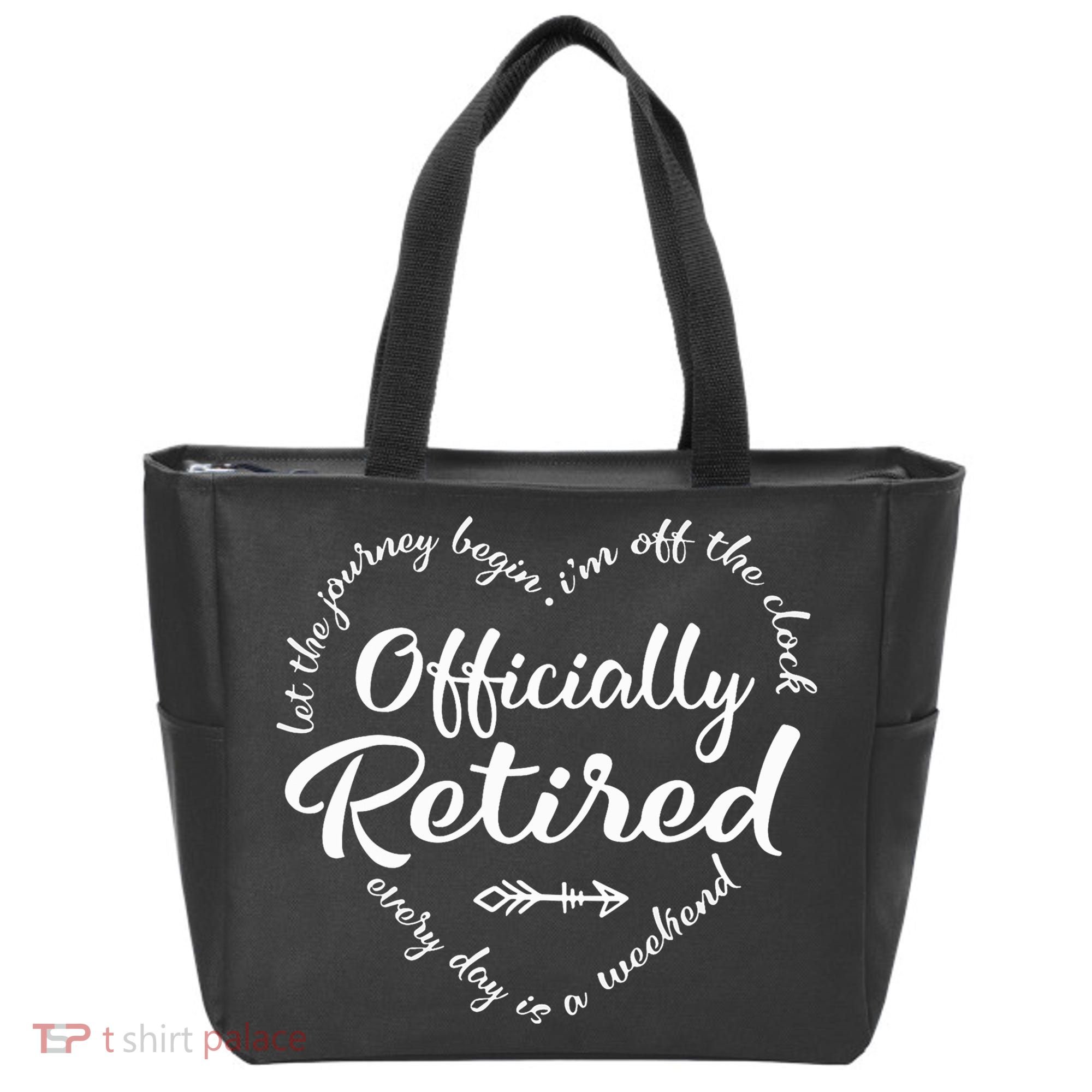 Officially Retired Let The Journey Begin IM Off The Clock Tote Bag
