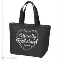 Officially Retired Let The Journey Begin IM Off The Clock Tote Bag thumb 3