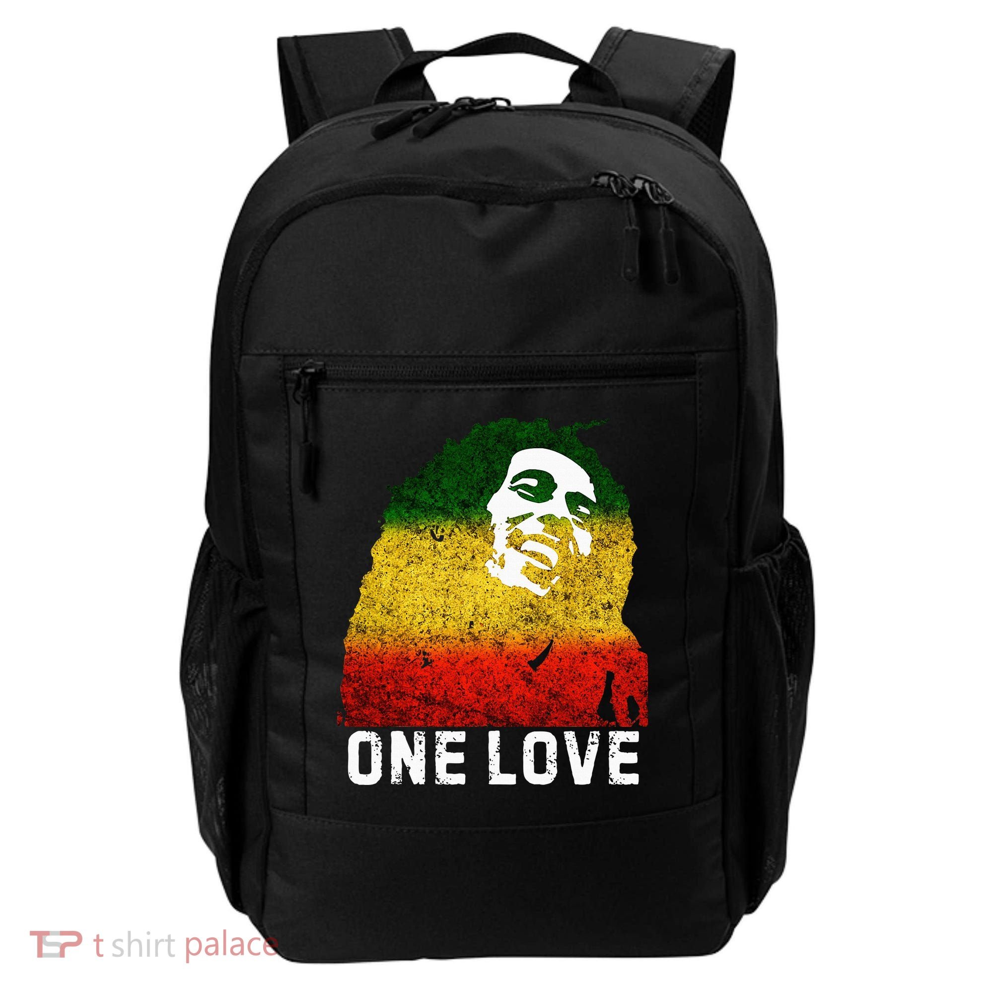 One Reggae Love Reggae Music Rastafarian Jamaica Rock Roots Backpack