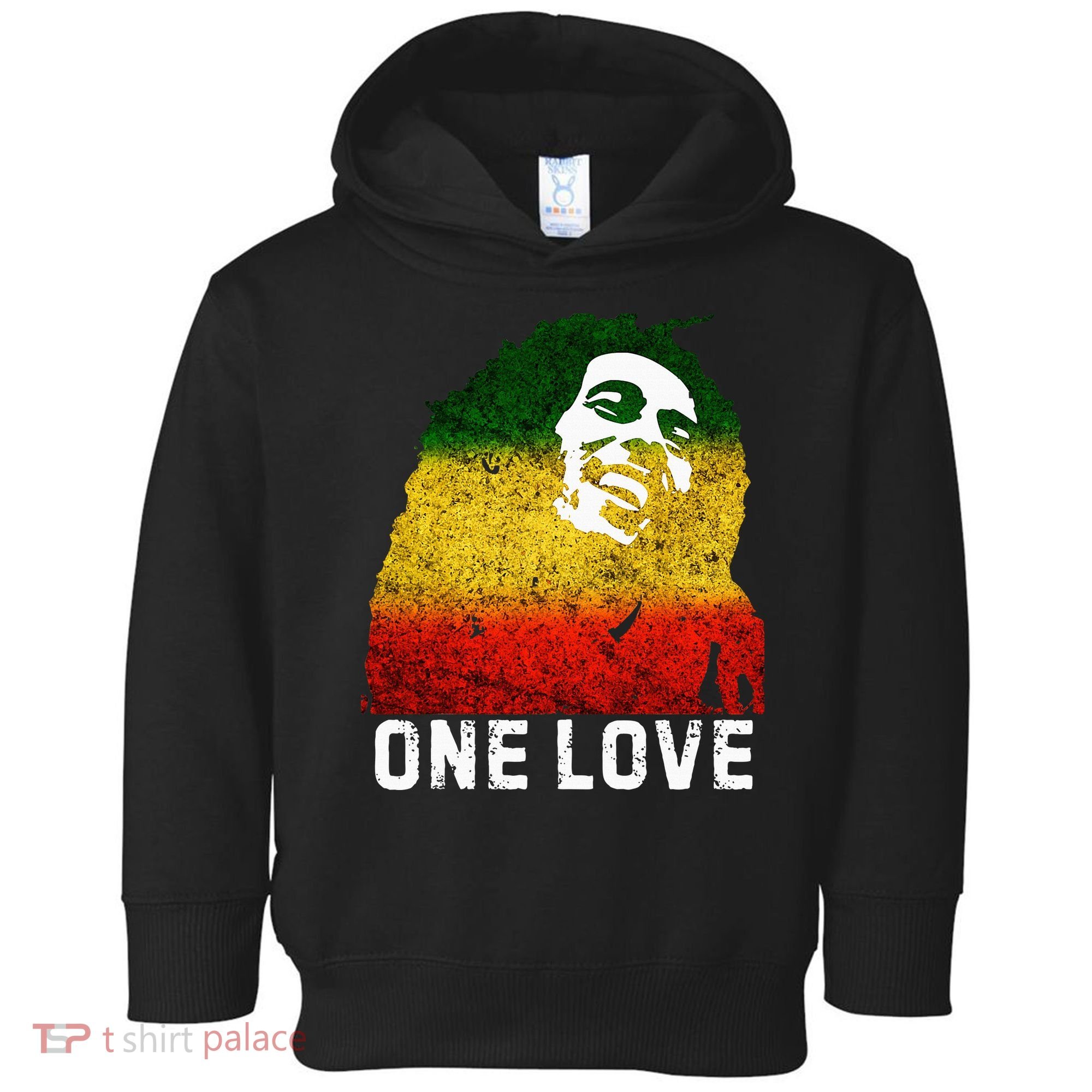 One Reggae Love Reggae Music Rastafarian Jamaica Rock Roots Toddler Hoodie