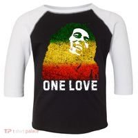 One Reggae Love Reggae Music Rastafarian Jamaica Rock Roots Toddler Fine Jersey T-Shirt thumb 0