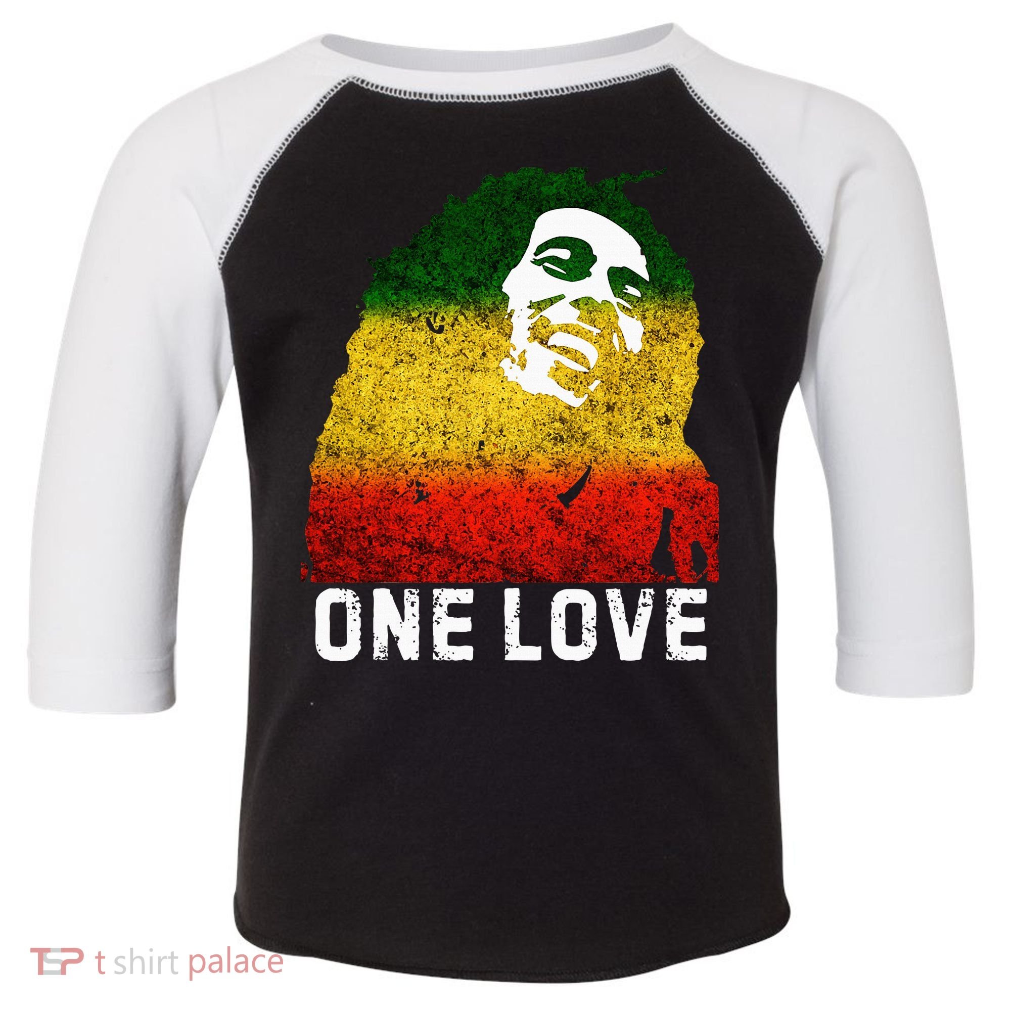 One Reggae Love Reggae Music Rastafarian Jamaica Rock Roots Toddler Fine Jersey T-Shirt
