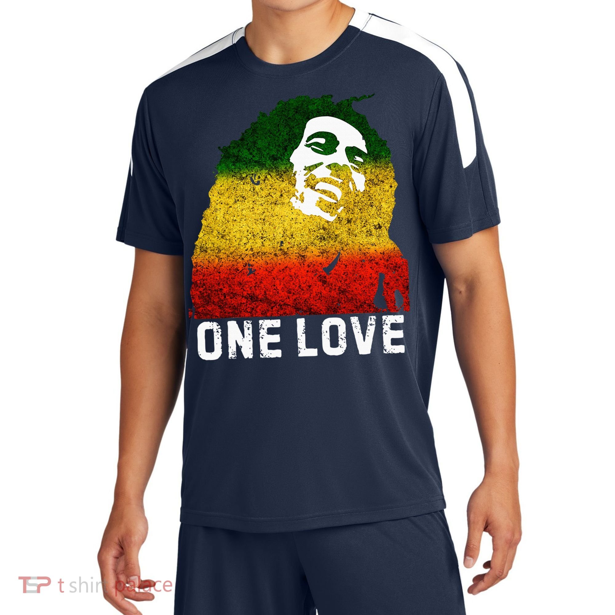 One Reggae Love Reggae Music Rastafarian Jamaica Rock Roots Sport-Tek Competitor United Soccer Jersey
