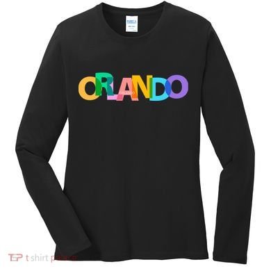 Orlando Colorful Women's Long Sleeve Shirt