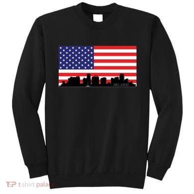 Orlando Florida American Flag Sweatshirt