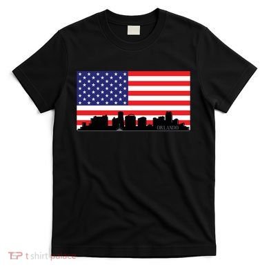 Orlando Florida American Flag T-Shirt