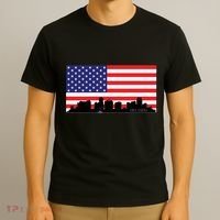 Orlando Florida American Flag T-Shirt thumb 3
