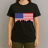 Orlando Florida American Flag T-Shirt thumb 4