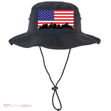 Orlando Florida American Flag Bucket Hat