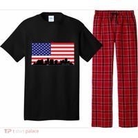 Orlando Florida American Flag Pajama Set thumb 0