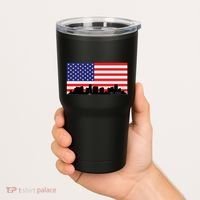 Orlando Florida American Flag Tumbler thumb 2