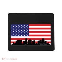 Orlando Florida American Flag Mousepad thumb 0