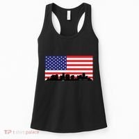 Orlando Florida American Flag Women's Tank Top thumb 0