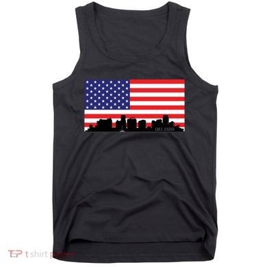 Orlando Florida American Flag Tank Top